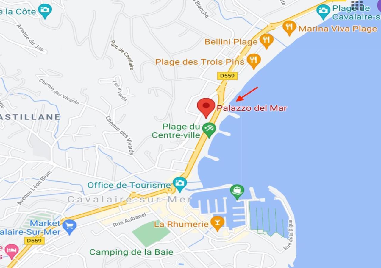 Studio 207-Front De Mer Parking Prive Cavalaire-sur-Mer Ngoại thất bức ảnh
